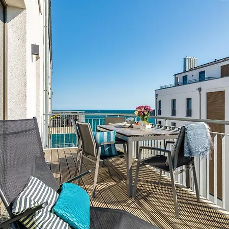 Lejlighed Ocean Place- 3 Og, Balkon, Blick Ins Gruene, Kamin *