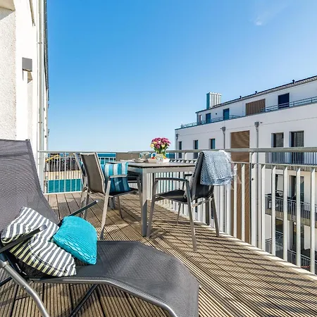 Lejlighed Ocean Place- 3 Og, Balkon, Blick Ins Gruene, Kamin *