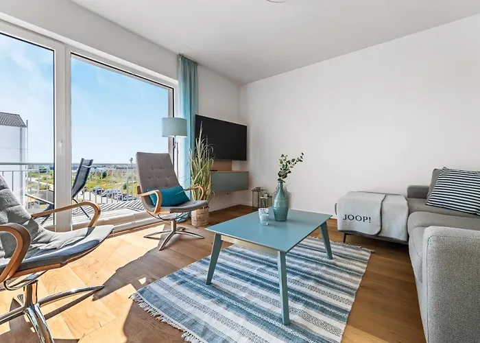 Ocean Place- 3 Og, Balkon, Blick Ins Gruene, Kamin * Olpenitz